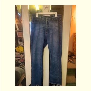 old navy kicker boot cut, extra high rise! good condition